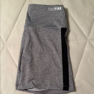 PINK Victoria's Secret Gray and Black Athletic Shorts